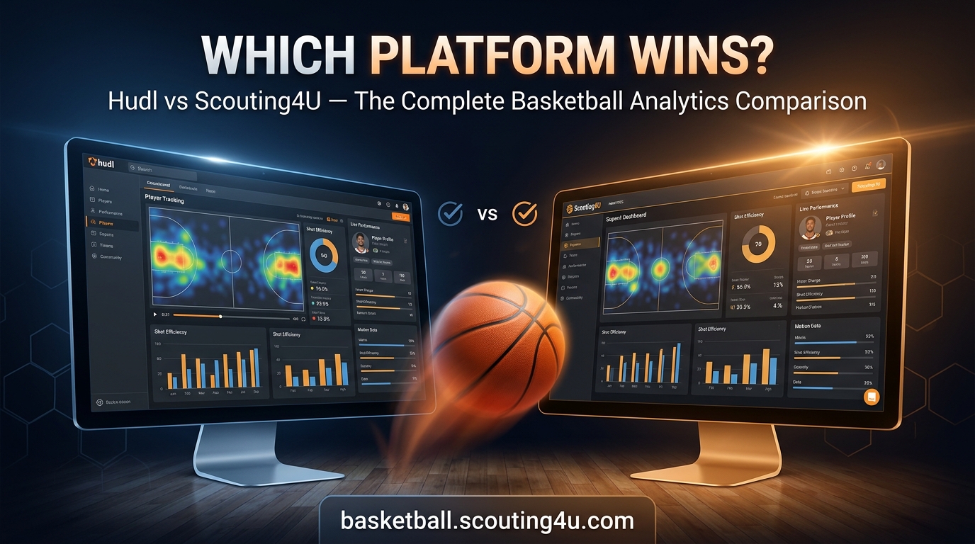 Hudl vs Scouting4U: Basketball Analytics Software Comparison 2026