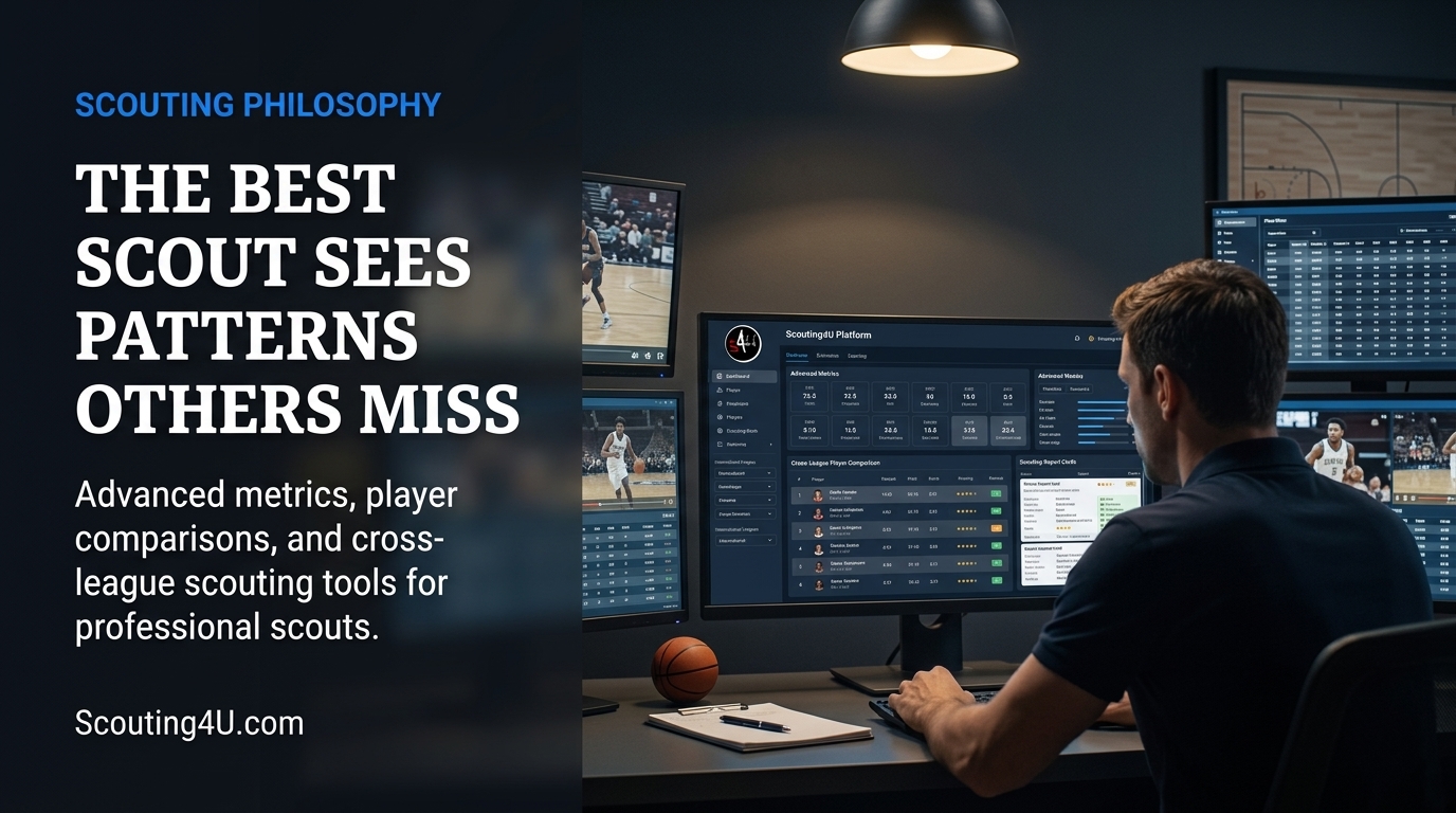 The Best Scout Sees Patterns Others Miss: Scouting Philosophy Quote Graphic