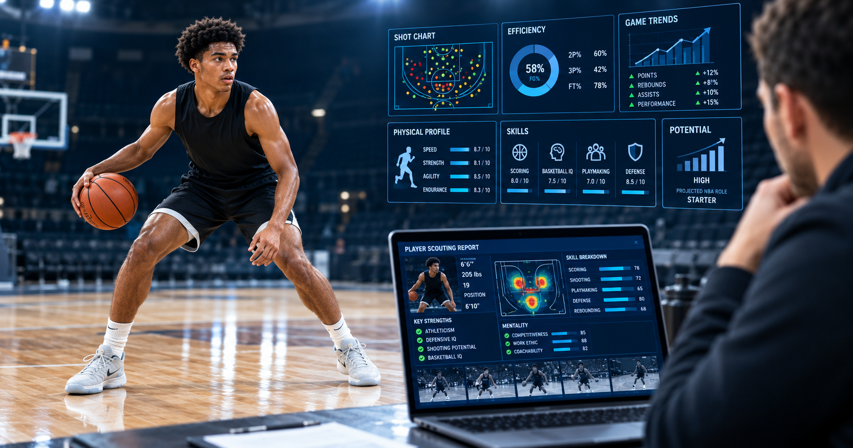 Analyzing Basketball Player Potential: Scouting Insights